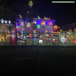 Christmas Light display at 5 Eron Street, Kangaroo Flat
