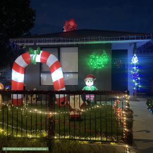 Christmas Light display at 75E Florence Avenue, Blair Athol