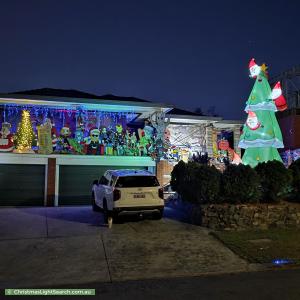 Christmas Light display at 33 Kalora Crescent, Charlestown