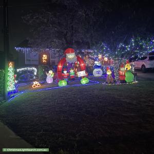 Christmas Light display at 63 Marrett Drive, Ingle Farm