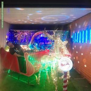 Christmas Light display at 158 Peachey Road, Davoren Park