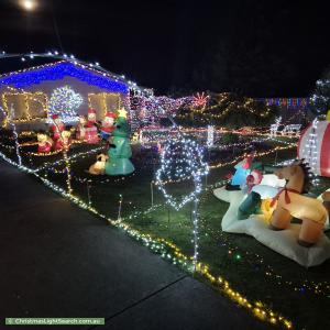 Christmas Light display at 24 Edward Street, Perth