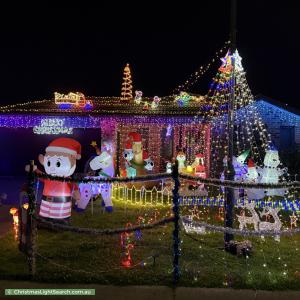 Christmas Light display at 79 Melissa Way, Pakenham