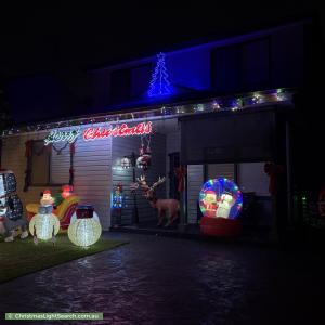 Christmas Light display at 20 Dingle Street, Riverstone