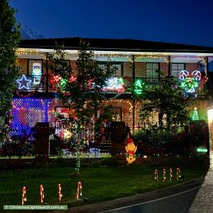 Christmas Light display at 5 Tiffany Court, Keilor