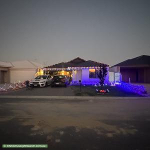 Christmas Light display at 8 Grafton Way, Hilbert