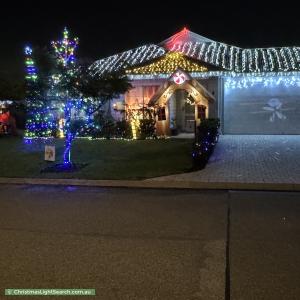 Christmas Light display at 4 Amalfi Chase, Baldivis