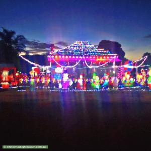 Christmas Light display at 77 Mandeville Street, Hopetoun