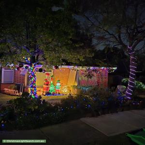 Christmas Light display at 32 Bimbadeen Crescent, Yallambie