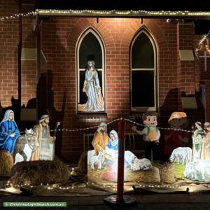 Christmas Light display at 40 D'Erlanger Avenue, Nailsworth