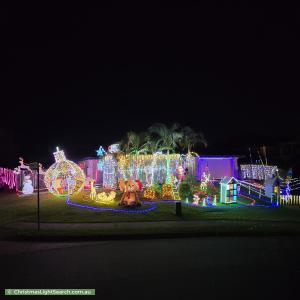 Christmas Light display at 19 Hemlock Street, Warner