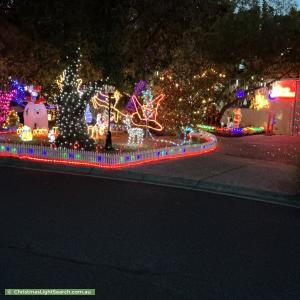 Christmas Light display at 18 Heath Close, Ocean Grove