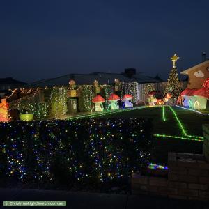 Christmas Light display at 18 Olive Grove, Sunbury