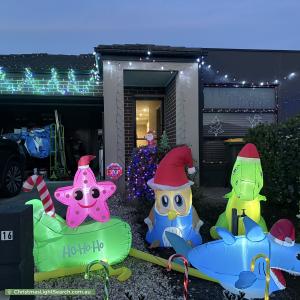 Christmas Light display at 16 Tramway Street, Point Cook