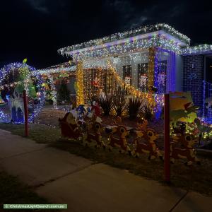 Christmas Light display at 10 Kirchner Street, Googong