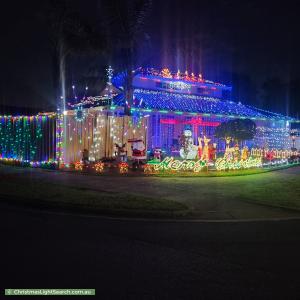 Christmas Light display at 29 Milford Crescent, Frankston