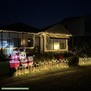 Christmas Light display at 8 Freeman Street, New Lambton