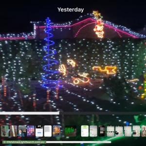 Christmas Light display at 5 Ford Place, Gordon