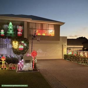 Christmas Light display at 27B Downey Drive, Manning