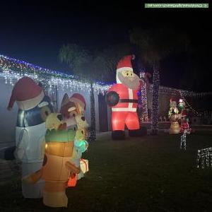 Christmas Light display at 183 Black Road, Flagstaff Hill