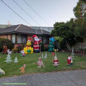Christmas Light display at 7 Lower Court, Nunawading