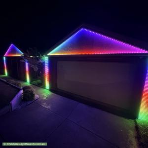 Christmas Light display at 12 Norwarran Way, Langwarrin