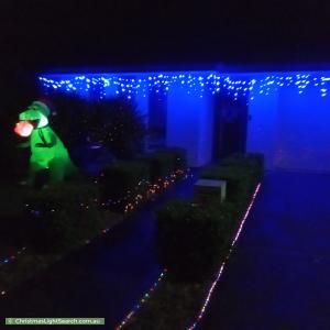 Christmas Light display at 2 Tasos Drive, Munno Para West
