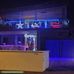 Christmas Light display at 350 Beach Road, Black Rock