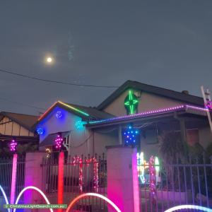 Christmas Light display at 18 Thomas Street, Orange