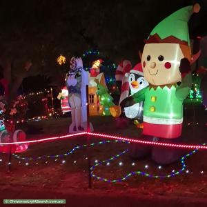 Christmas Light display at  Nevern Court, Diamond Creek
