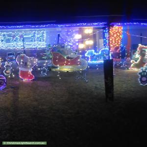 Christmas Light display at 44 Wooramel Way, Cooloongup