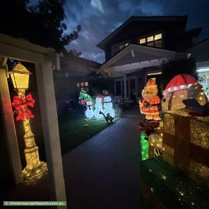 Christmas Light display at 35 Earlsfield Road, Hampton