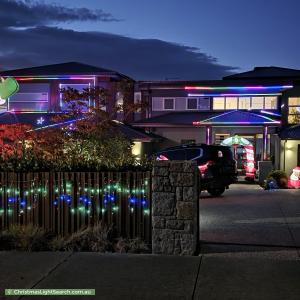 Christmas Light display at 58 Hull Road, Mount Martha