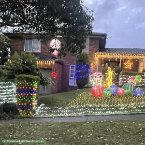Christmas Light display at 9 Kenross Drive, Wheelers Hill