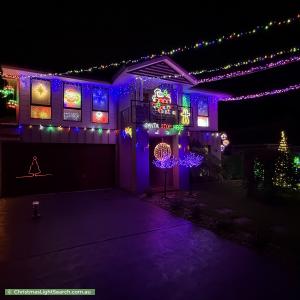 Christmas Light display at 27 Belah Street, O'Connor