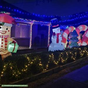 Christmas Light display at 2 Meadowland Road, Peakhurst