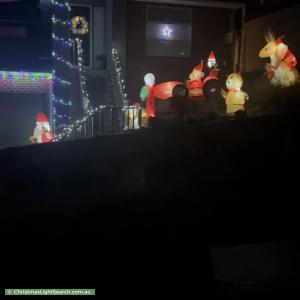 Christmas Light display at 5 Gossamer Place, Diamond Creek