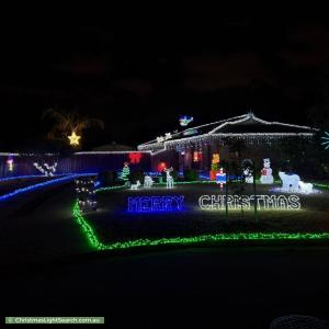 Christmas Light display at 18 Gleneagles Court, Seaton