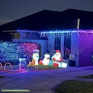 Christmas Light display at 20 Sando Street, Findon