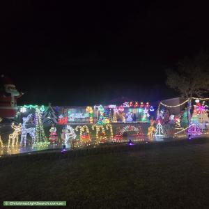 Christmas Light display at 9 Bronsdon Street, Smithfield