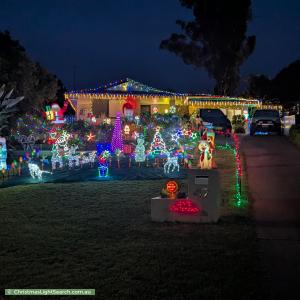 Christmas Light display at 47 Dartmoor Circuit, Emu Heights