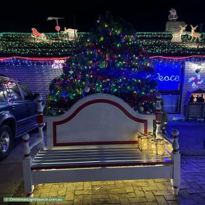 Christmas Light display at 26 Casuarina Avenue, Surrey Downs