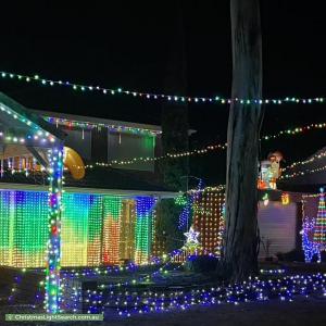 Christmas Light display at  Nunyah Drive, Fairview Park