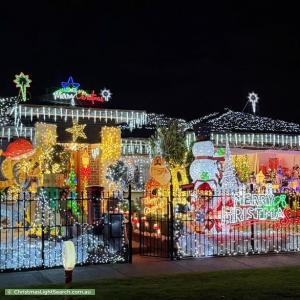 Christmas Light display at 22 Pepperbush Circuit, Cranbourne