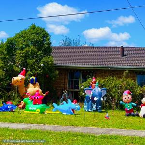 Christmas Light display at 22 Michele Drive, Scoresby