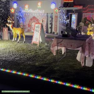 Christmas Light display at 11 Feathertail Place, Peregian Springs