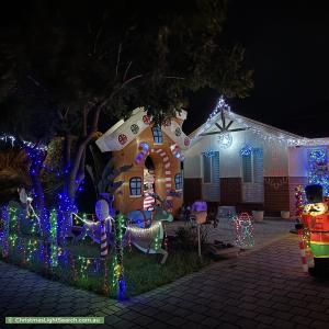 Christmas Light display at 75 Martins Road, Paralowie