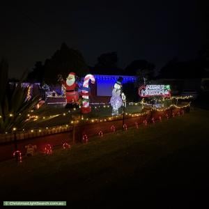 Christmas Light display at 11 Roslyn Avenue, Panania
