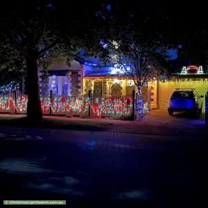 Christmas Light display at 5 King Street, Mile End