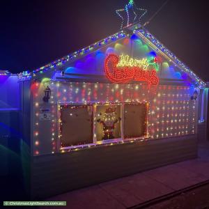 Christmas Light display at 5 Edward Street, Belgrave